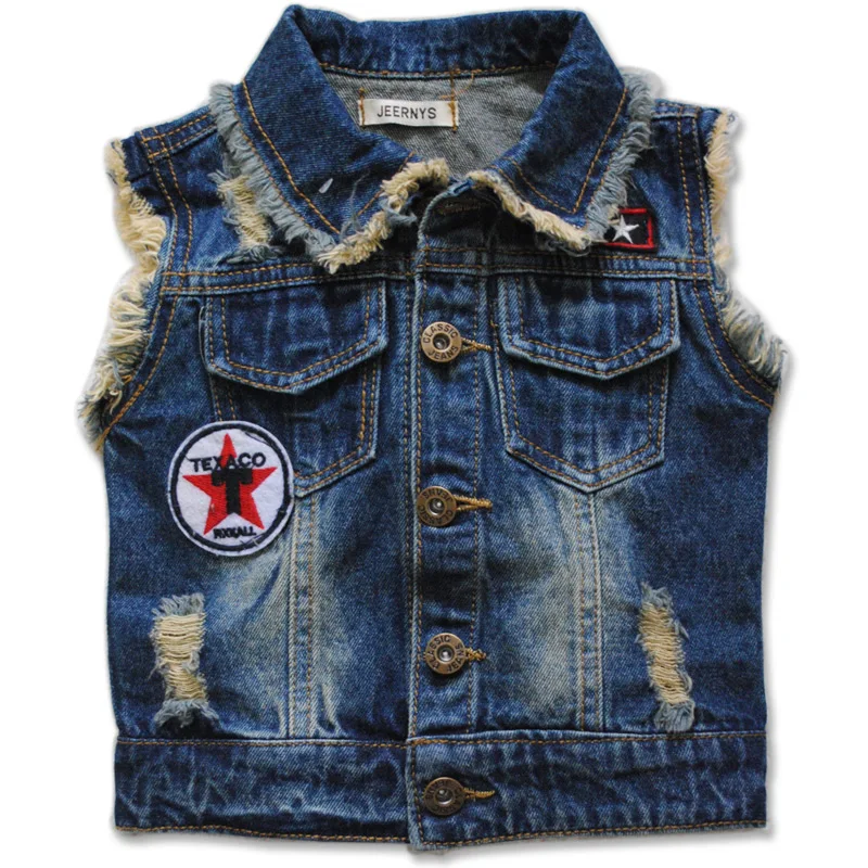 6047 BABY DENIM Vests Waistcoats baby boys fashion kids clothing baby