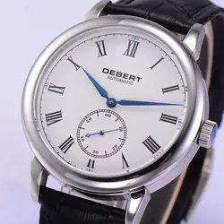 Деберт спортивный дизайн кожаный ремешок мужские часы лучший бренд класса люкс автоматические механические римские метки модные