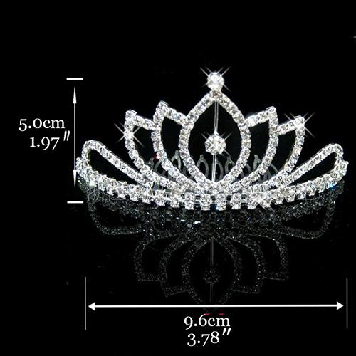 Crown for Girls Show Bridal Crown Tiara Diadem Crystal Floral Wedding Bridal Hair Accessories Head Jewelry