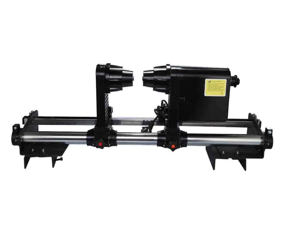 

Mutoh 1604 RJ900C large format printer take up Reel system receiving paper with Single motor Roland Paper Collector system