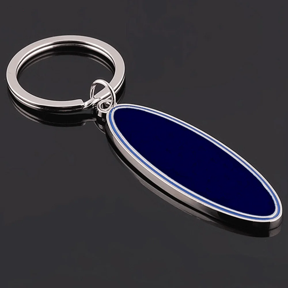 

1 PCS CAR LOGO EMBLEM BADGE KEYCHAIN KEY RINGS FOR Ford KEYRING KEY CHAIN RING
