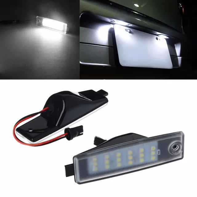 2pcs 18 LED License Number Plate Light For Toyota HiAce 05 11 Rav 4