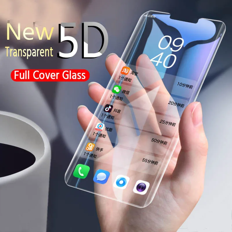 5D изогнутое закаленное стекло для huawei P30 Mate20 lite Y9 2019 Honor 8C 8X Play P20 Pro 10 Nova3 3i 9 H полная