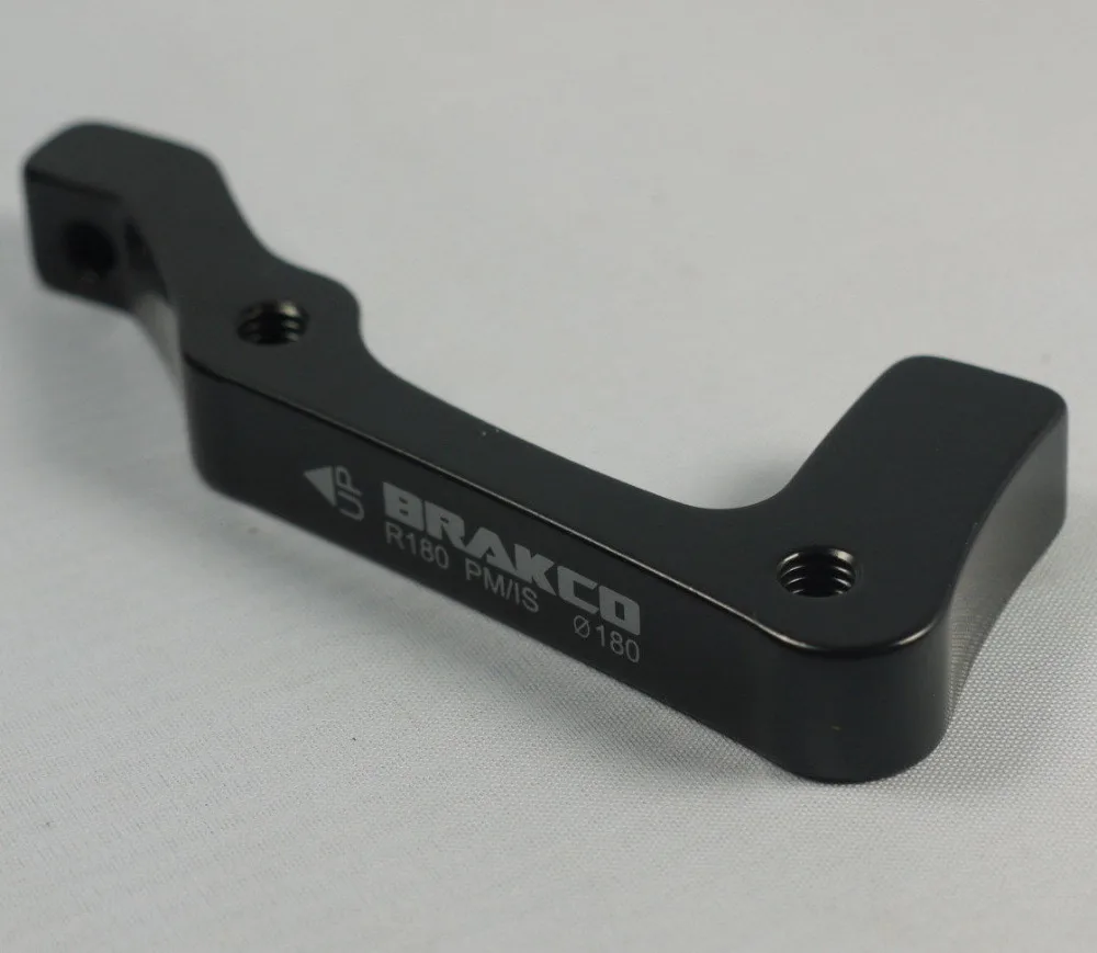 CNC MACHINED DISC BRAKE MOUNT ADAPTOR POST CALIPER TO POST FORK 180MM F AND R