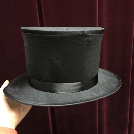 Маги Top Hat с отверстием Волшебные трюки этап иллюзий Интимные аксессуары трюк Опора может использоваться с тростью к таблице База Magie