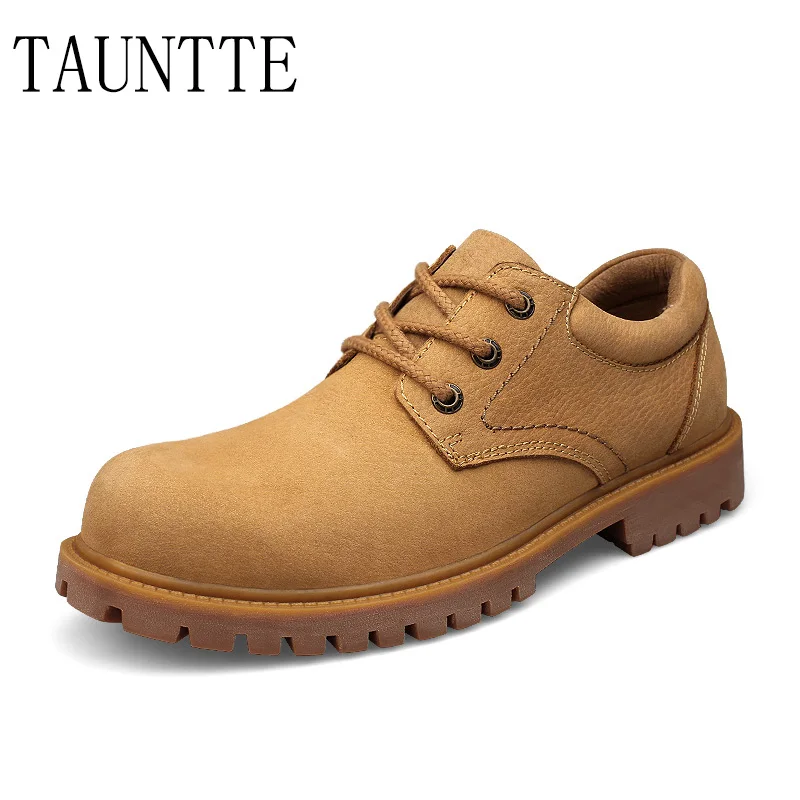 Full Grain Leather Work Shoes Men Outdoor Casual Shoes