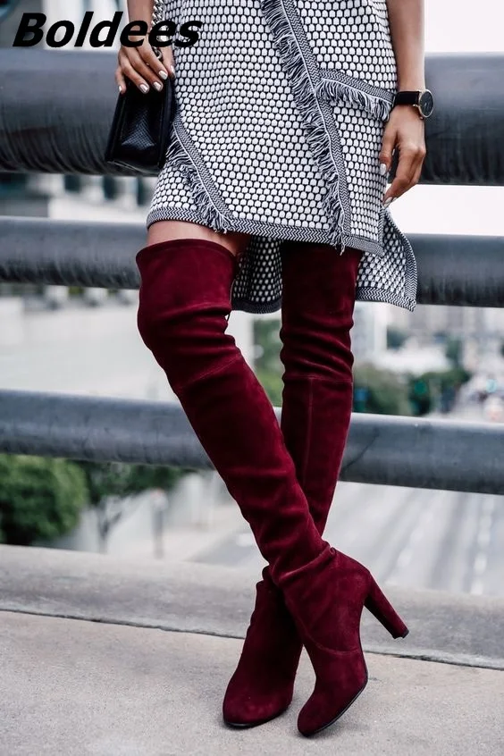 chunky heel boots lace up