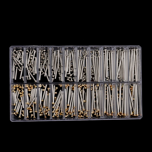 1 Box Uhr Reparatur Werkzeuge Set Kits Uhr Strap Schrauben Sortiment Rohr  Reibung Pin Verschlüsse Straps Armbänder Niet Enden 10mm-28mm - AliExpress