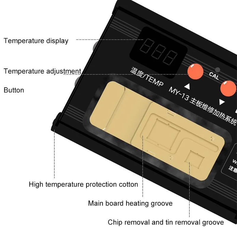 My-13 Motherboard Heating Platform Preheater Mainboard Maintenance Welding Heating Platform For Iphone X/xs/xsmax Repair Tool