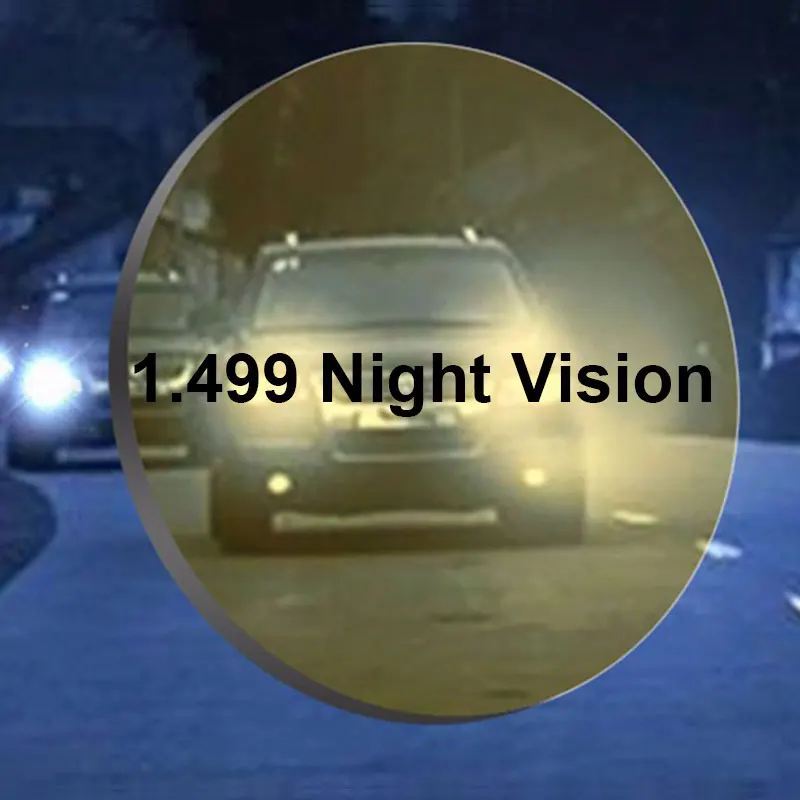 1.499 CR 39 Polarized Myopia Night Vision Lenses Prescription Polarized