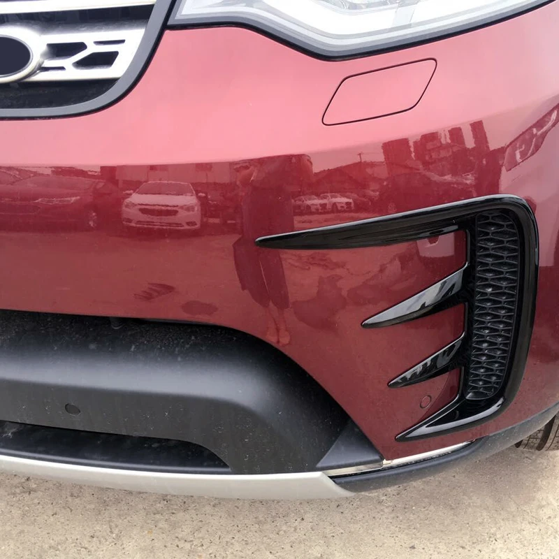 

Front Fog Light Lamp Cover Decorative Trim ABS 2pcs For Land Rover Discovery 5 L462 2017 2018 car accessories