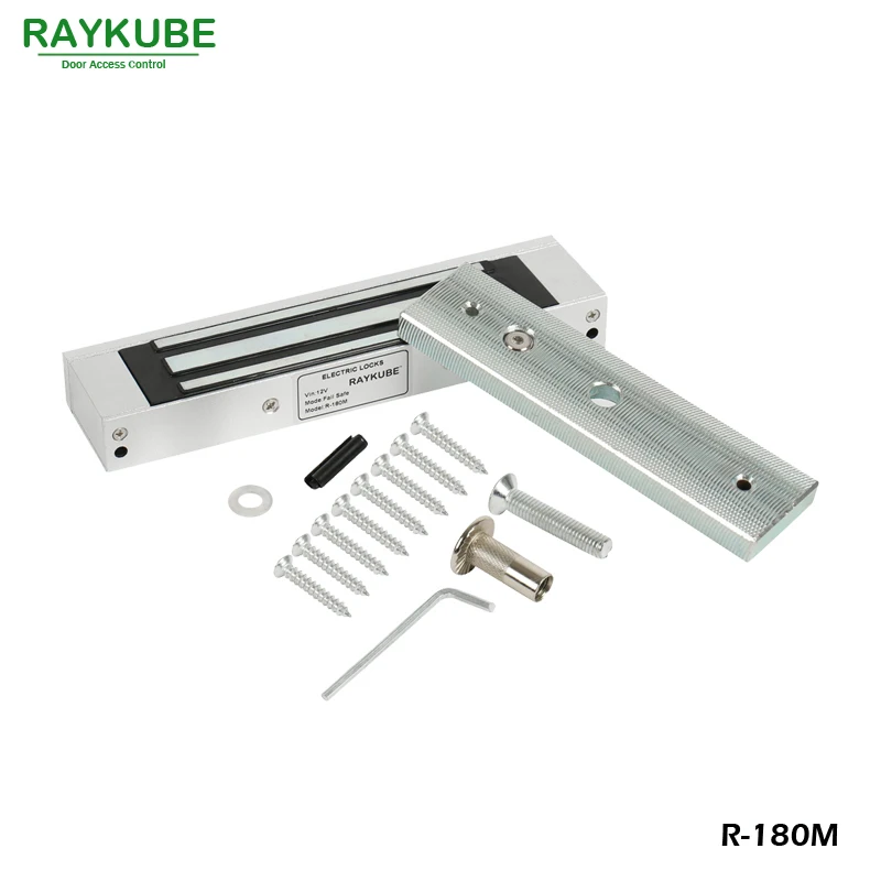 RAYKUBE Электрический магнитный дверной замок 180 кг фунтов для фотографий|locks for