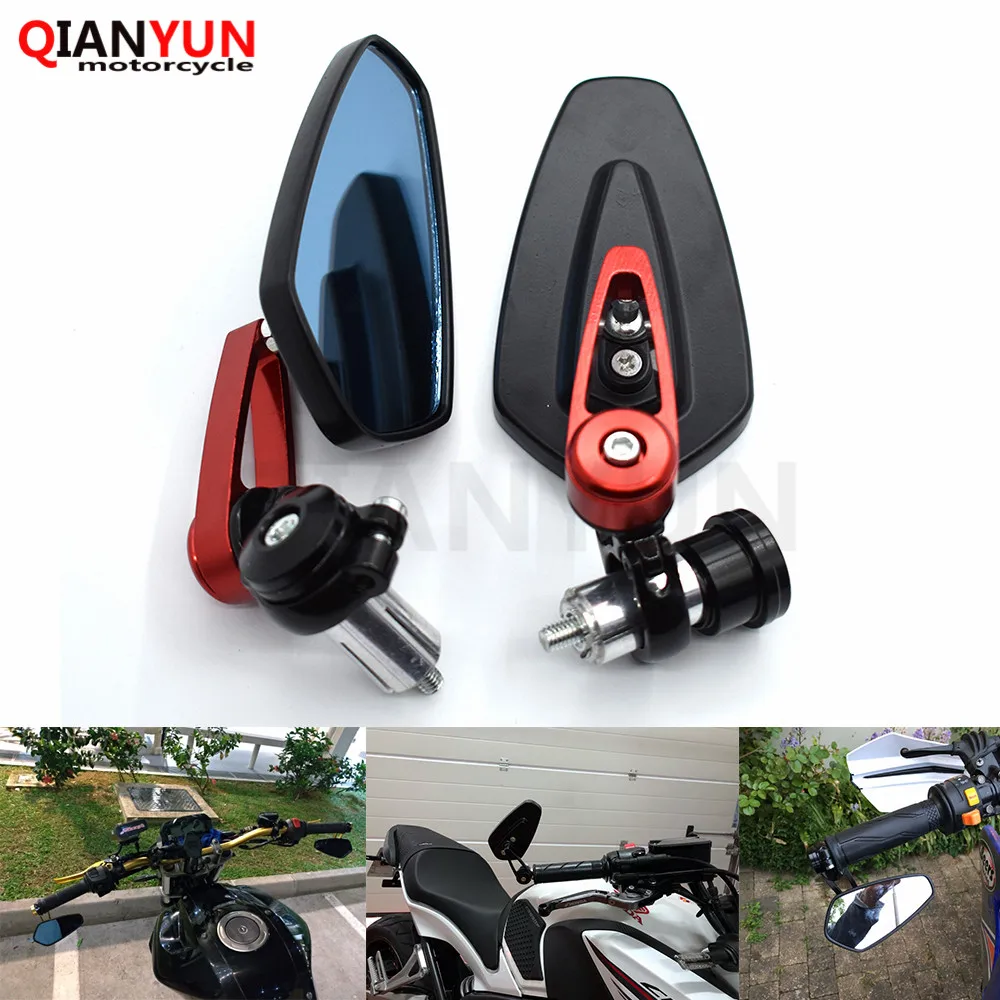 

Universal 7/8"" 22mm handle bar motorcycle bar end mirror Motorcycle Mirror For Ducati MONSTER M400 M600 M620