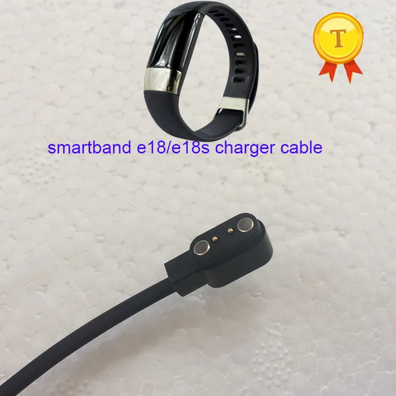 2018 оригинальный Смарт браслет e18 e18s smartband 2 контактный Магнитный зарядный кабель