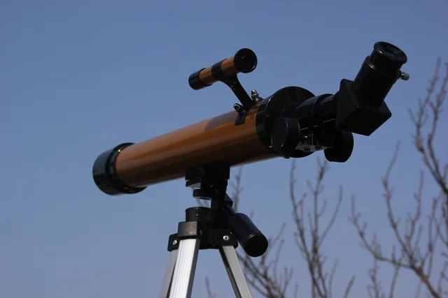 Cheap Astronomical Telescope Monocular 600/50mm 100X Magnifications Zenith mirror with H12 H6MM eyepiece sighting telescope 4X18