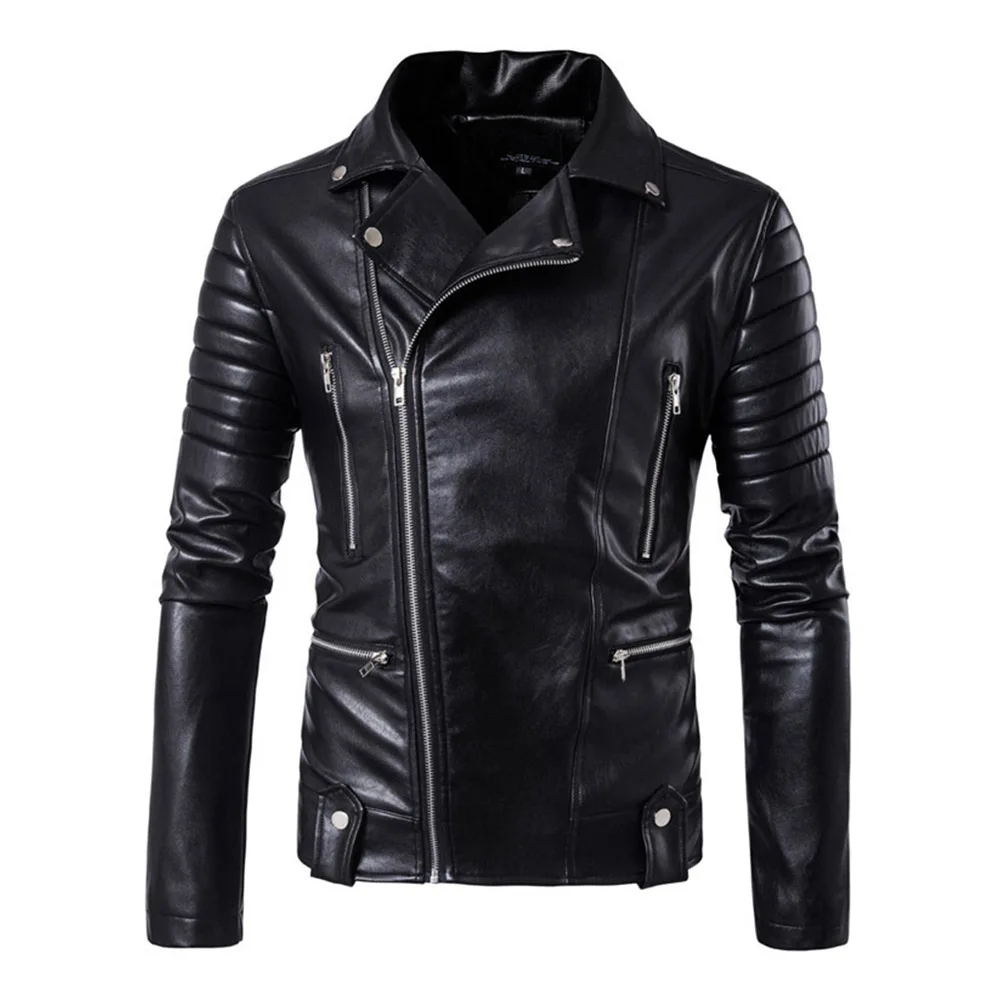 Мотоциклетная куртка Herobiker мужская из искусственной кожи мотоциклетная на