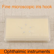 Офтальмологическое микрохирургическое оборудование для косметической хирургии с двойным глазом Офтальмологическая Хирургическая Ирис Потяните сумка с крючком мешок pull hook pull pupi