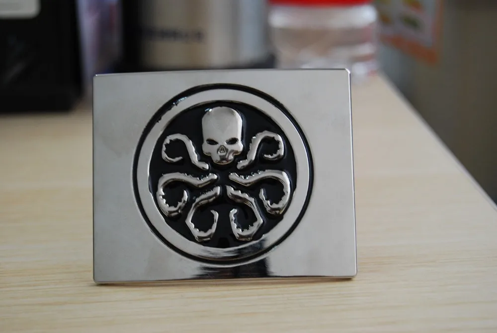 Captain America The First Aveng Red Skull Hydra Cosplay Belt Buckle