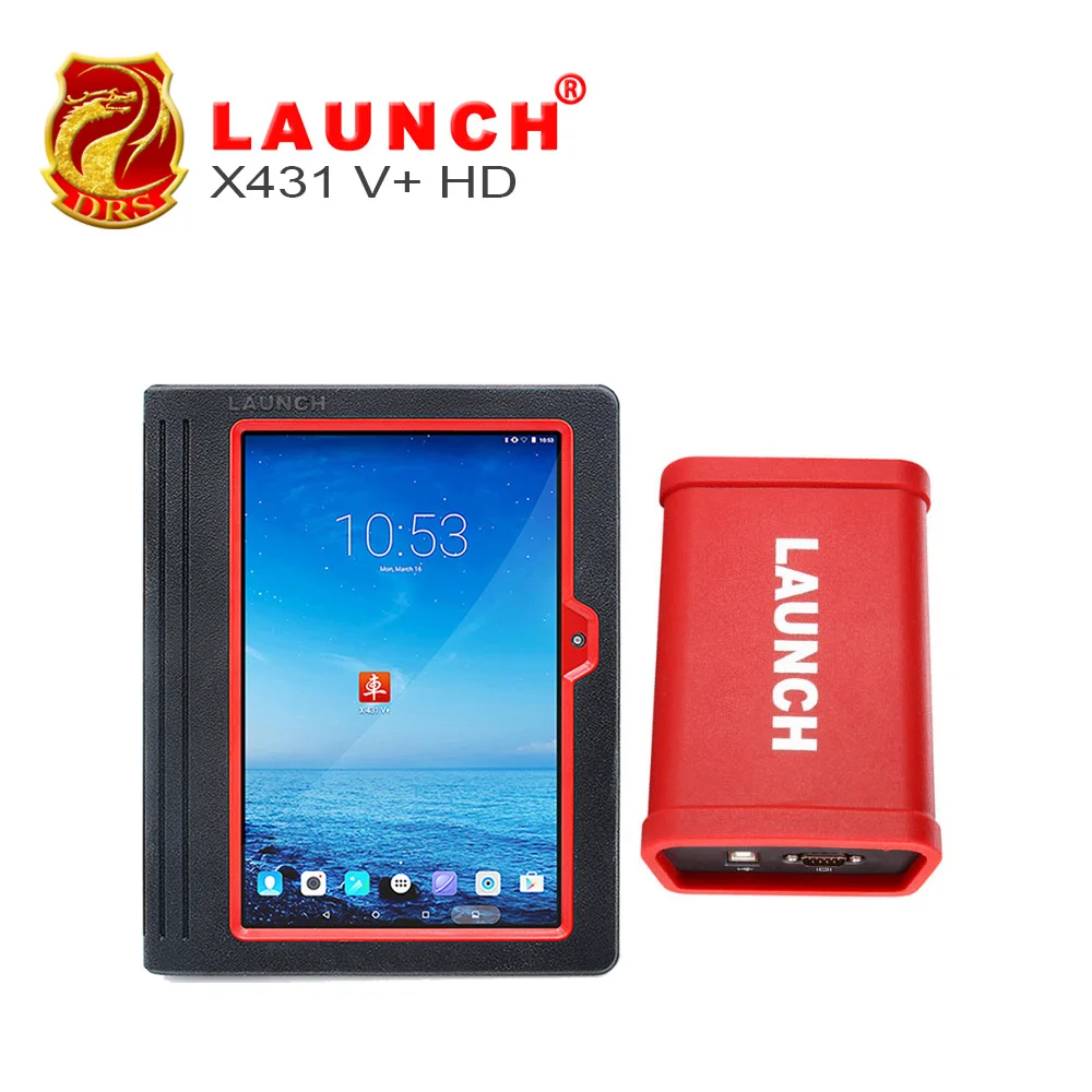 

LAUNCH X431 V+ Heavy Duty Full Scanpad BT / WIFI System Car Diagnostic Scanner with GOLO tablet scan tool For 12V/24V Vehicles