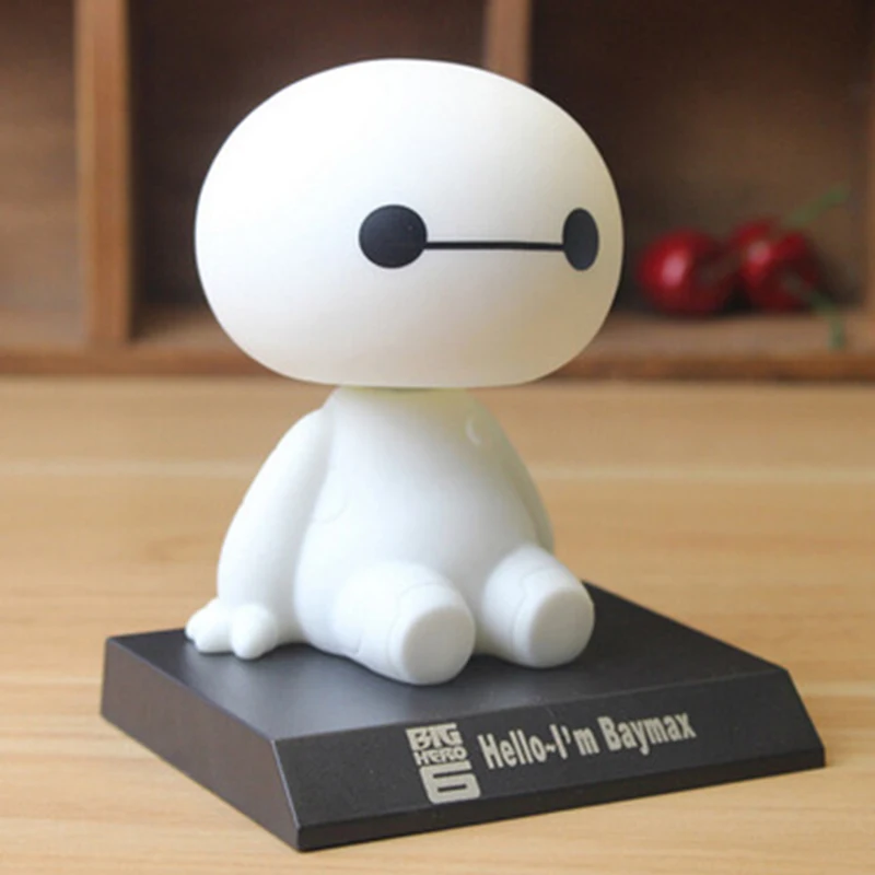 Car interior decoration cartoon white shaking head plastic cute creative doll big decorative accessories toy|Орнаменты| |