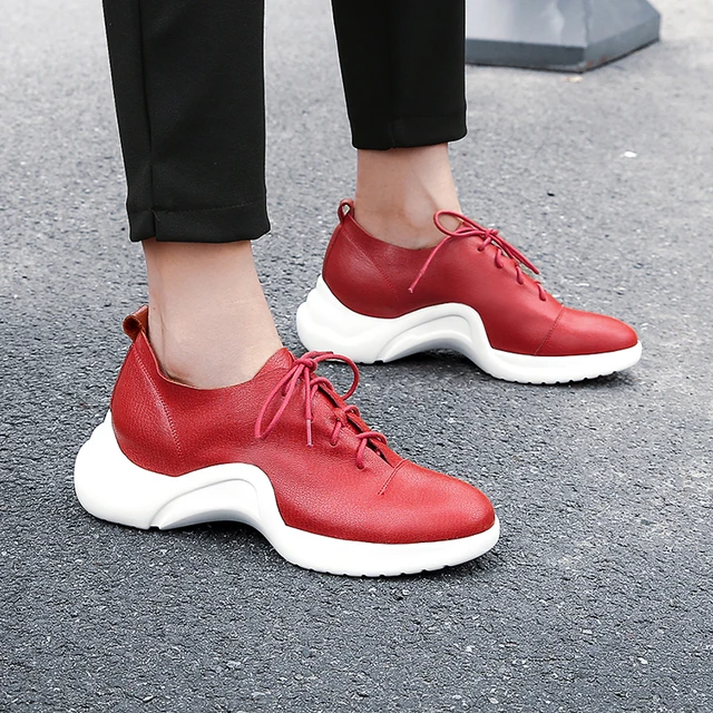 black and red shoes women's