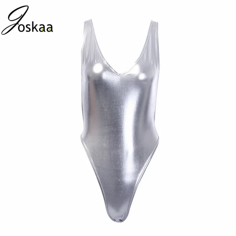 

Asymmetric Sliver Glitter Sexy Sliver Hollow Out Bodysuit Holiday Summer Women Sleeveless Backless Skinny Romper Femme Party