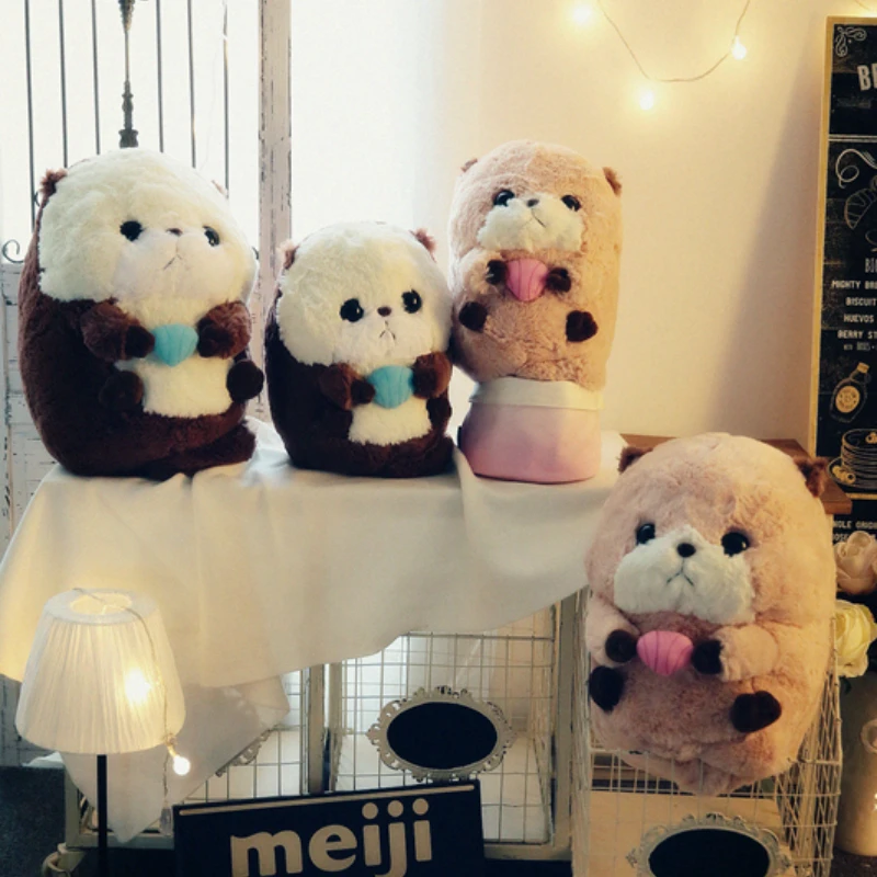 Милые мягкие плюшевые выдры для маленьких Обувь девочек Дети Kawaii/Мягкие игрушки