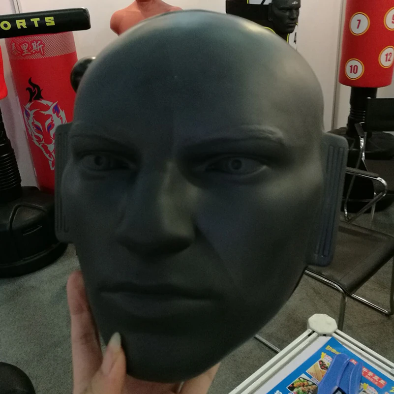 Beste Levendige Rubber Menselijk Dummy Gezicht Mitt Boksen Kicking Pad MMA Taekwondo Jab Fight Sparring Training Overdrukventiel Ponsen Doel