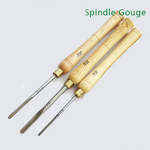  A2010 A2011-1 A2012 Spindle Gouge Set Wood Lathe Turning HSS Woodturning Woodworking