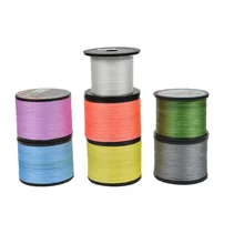 1000 метровая леска, 4 в оплетке из полиэстера, 5 цветов