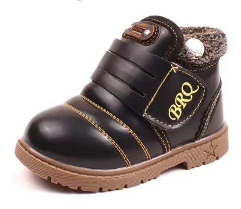 

2018 New Style Winter Keep Warm Snow Boots Kids Boys Girls Antislip Ankle Boots Fashion Thicken Cow Muscle Boots