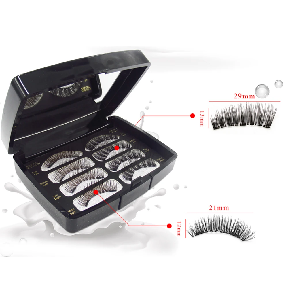 Tesoura de Maquiagem Ímã magnético permanente para cílios False Eyelash Material : Mink Hair