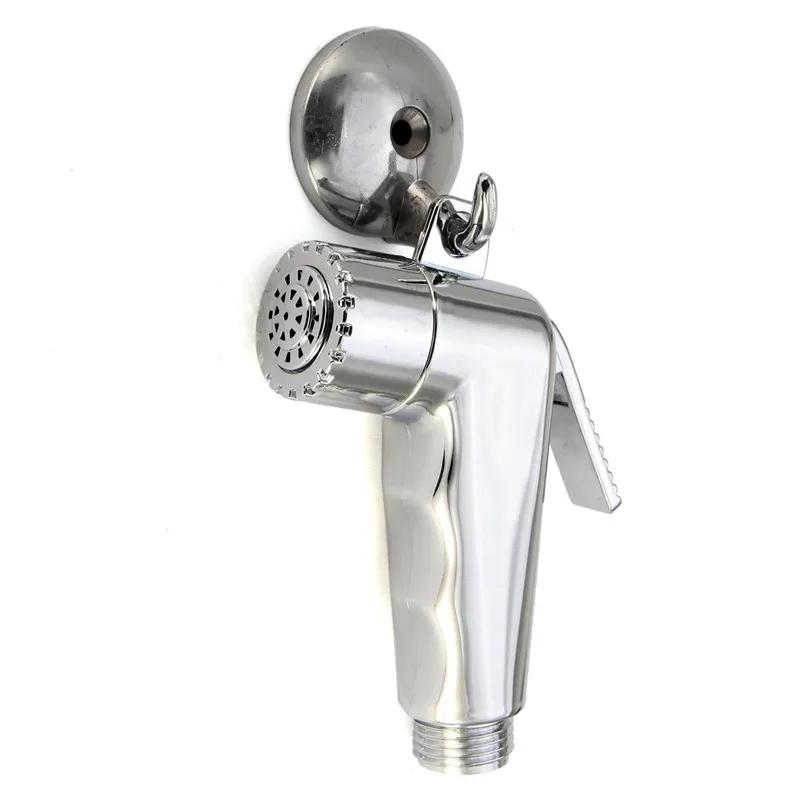 

Silver White Hand Held Bidet Toliet Bidet Hand Held Portable Bidet Sprayer Shattaf Toilet Shower Spray Bidet Faucet