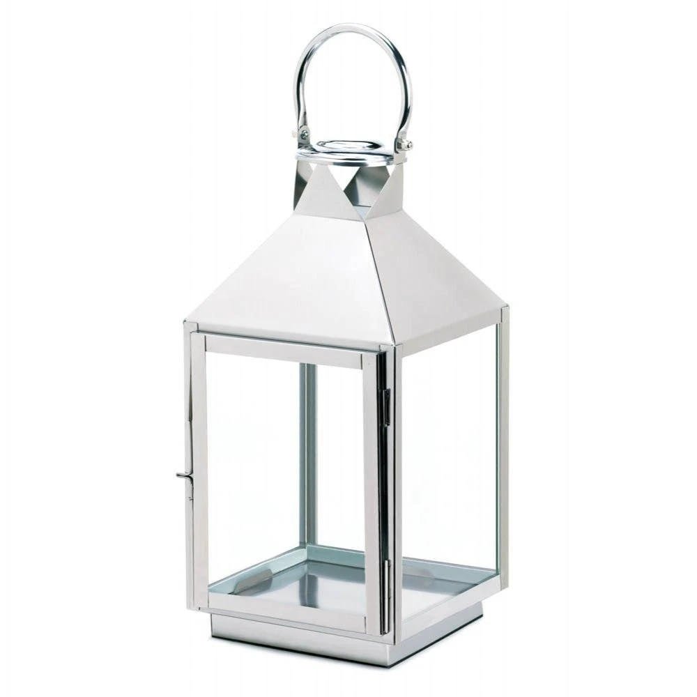 

Large Stainless Steel Lantern