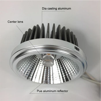 

Dimmable LED AR111 Light bulb 15 Degree 24 Degree 18W 30 Watt Reflector Lamp Spot Light AC85-265V LED Down light