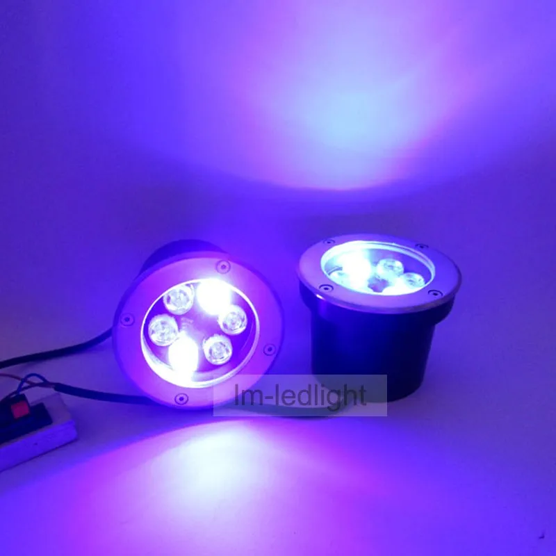 6W RGB LED inground light IP67 (4)