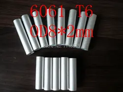 OD8 * ID4mm 8*2 мм 6061 T6 Al алюминий толстые стены точности промышленности Трубы профиль