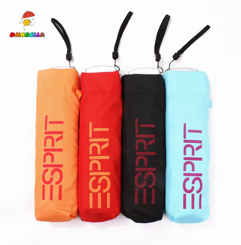 

DMBRELLA 4 Colors Small Pocket Folding Pencil Umbrella Ultra-thin Light Mini Rain Women Umbrella for Men Sun Rain Parasol DM106