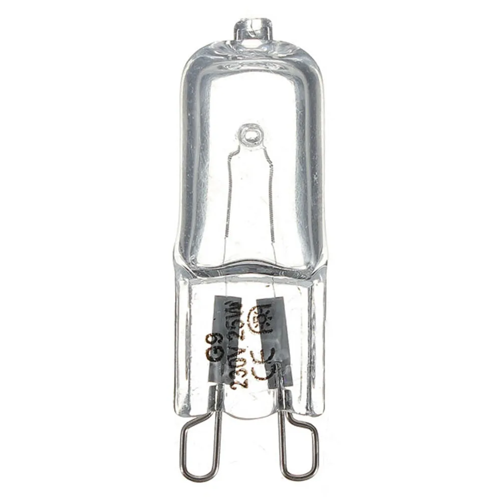 10 pz/lotto G9 220-240V 25W 40W 60W lampadina alogena bianca calda portatile lampada 3000-3500K Globe 230V Capsule lampadine trasparenti