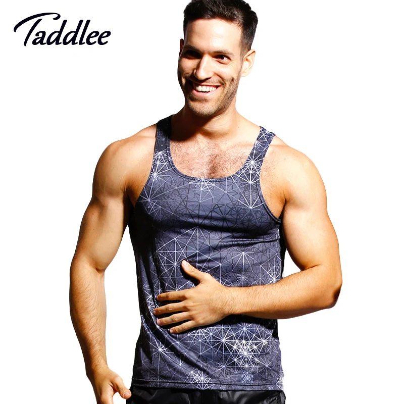 Taddlee Brand Men Tank Top Tee Shirts Sleeveless polyester Undershirts