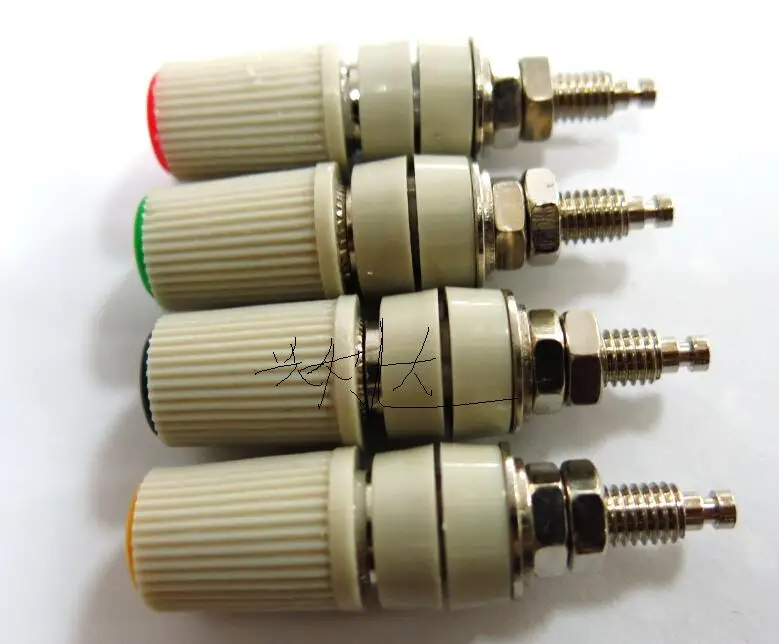 

10pcs 30A 4mm Banana Test Speaker Binding Post Socket Solder Connection