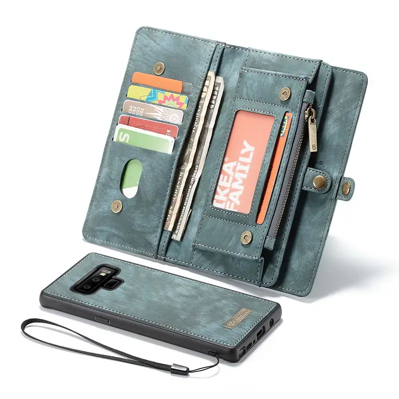 CaseMe-For-Galaxy-S8-S9-S10-Plus-S10-E-Retro-Genuine-Leather-Magnetic-Removeable-Wallet-Case (9)_