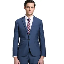 Новое поступление, мужские костюмы чистого цвета, модные мужские свадебные костюмы, красивый шафера/Свадебный костюм для жениха из двух предметов(куртка и штаны