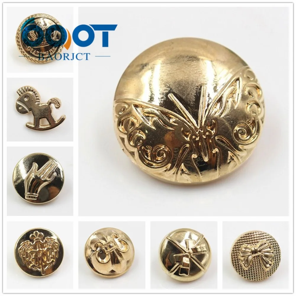 177274,free shipping 10pcs Vintage Metal Button blazer button set DIY