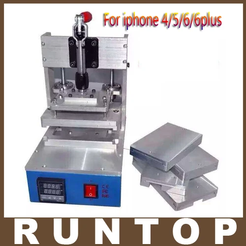 

Manual Frame Laminator Hot Pressure Bracket Laminating Machine for iPhone Screen Bezel with 4/4S 5/5S 5C 6/6s 6p/6sp Molds