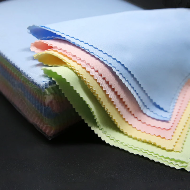 10PCS Microfiber Cleaning Cloth Glasses Spectacle Camera Lens Mobile