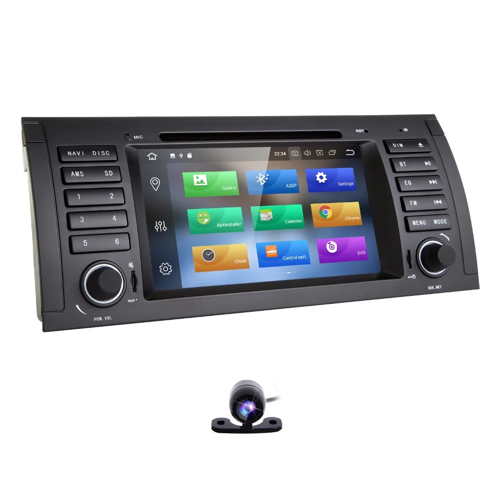 

Hizpo Qcta Core 1 Din Android 8.0 Car Radio Car DVD Player for BMW E39 bmw x5 e53 Multimedia Head Unit StereoGPS 4G+32GB Wifi BT
