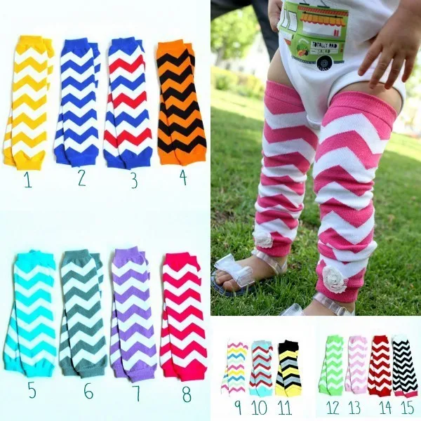 Baby Chevron Leg Warmer infant colorful Zig zag leg warmer kids Legging