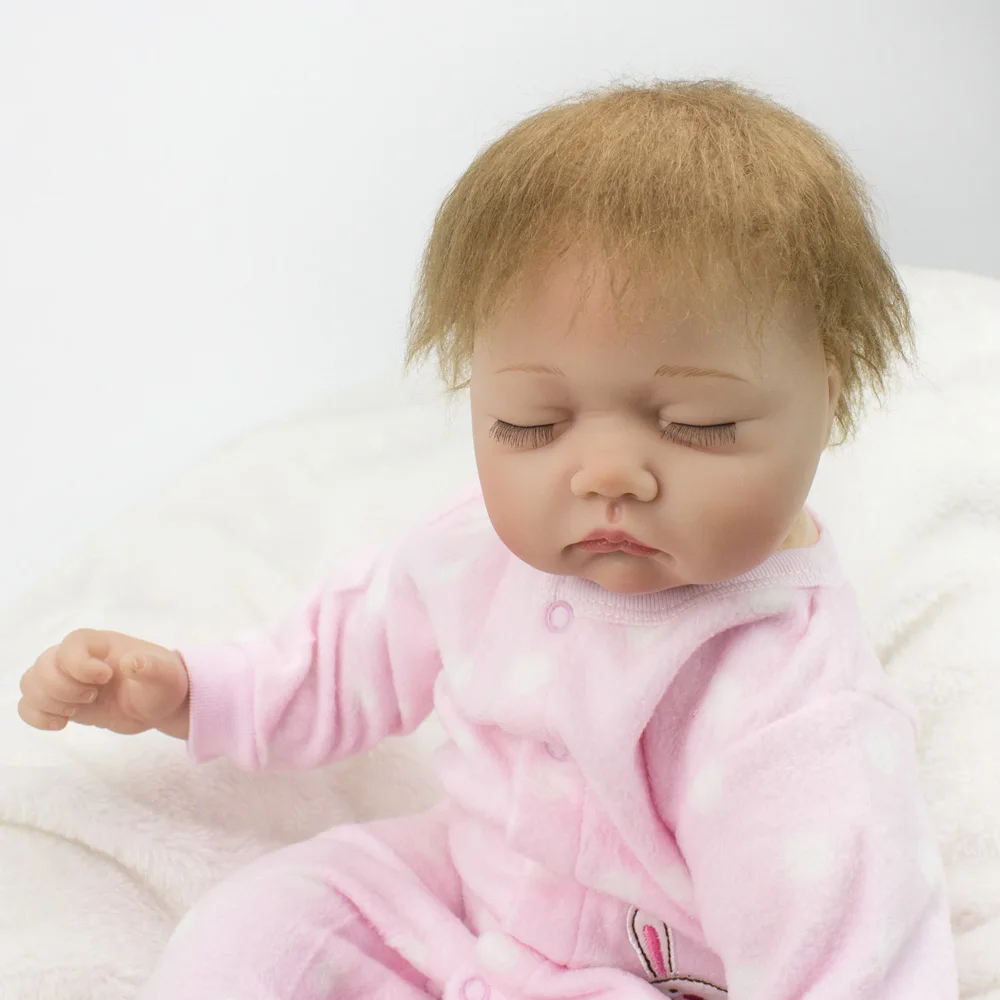 22 дюйма 55 см силиконовые куклы Reborn реалистичные Bebe спящие Младенцы игрушки для