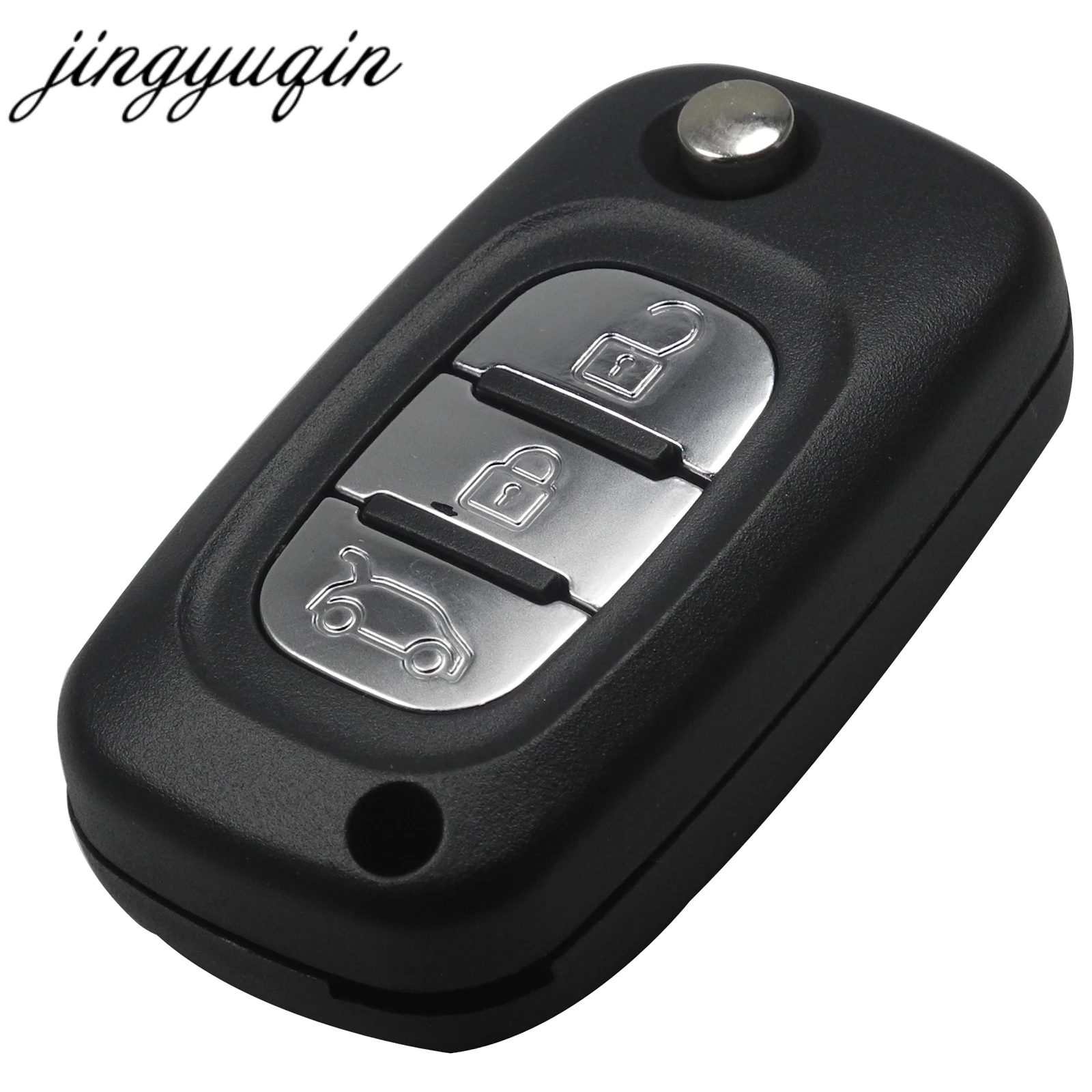 Чехол jingyuqin для Renault Logan Clio Vivaro Master Trafic Kangoo Megane laguna 3 кнопки|Ключ от авто| |